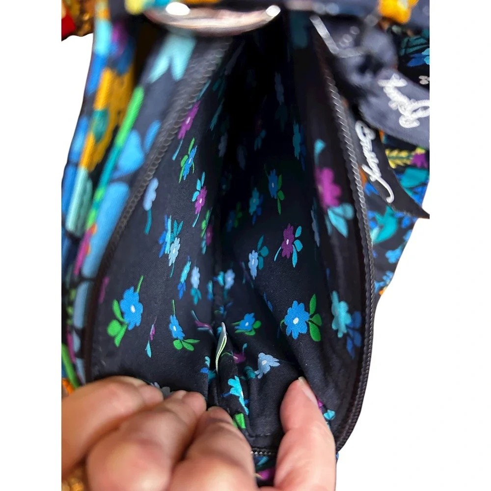Vera Bradley Midnight Blues Little Flap Hipster Crossbody Purse Bag NWT